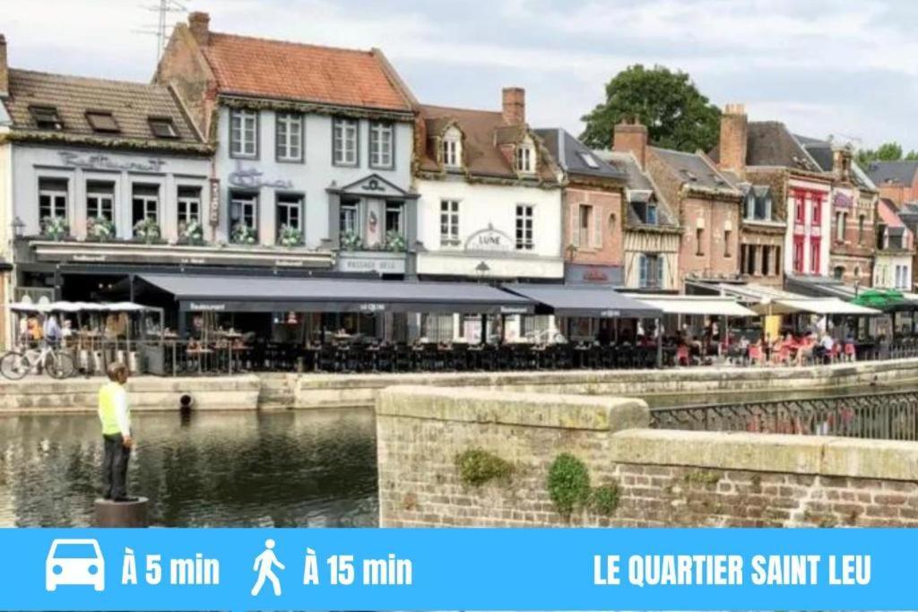 Grand Studio Amiens Gare Tout Confort Wifi Netflix 2Pers Extérieur photo